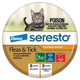 Seresto Flea Collar for Cats and Kittens - Lasts up to 8 Months image 0