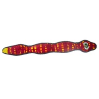 Outward Hound Tough Seamz 6-Squeaker Snake Dog Toy with No Stuffing image 0
