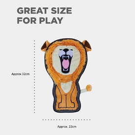 Outward Hound Tough Seamz Dog Toy - Tough Seamz Lion image 0