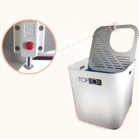 SmartCat The Ultimate Topbox Cat Litter tray with scoop - White image 0