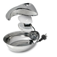 Pioneer Stainless Steel Raindrop Pet Dog Fountain 2.6 litres image 0
