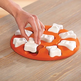 Nina Ottosson Interactive Treat Hiding Dog - The Smart in Orange image 0