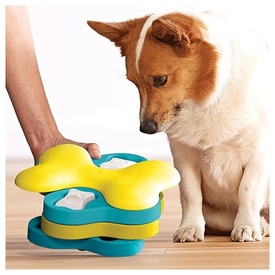 Nina Ottosson Interactive Treat Hiding Dog - The Tornado in Blue image 0