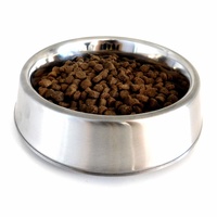 Ant-Free Stainless Steel Pet Food Bowl [Size: Medium] image 0