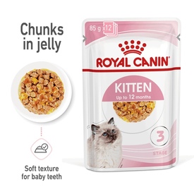 Royal Canin Instinctive Moist Kitten Food in Jelly x 12 Pouches image 0