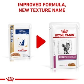 Royal Canin Prescription Renal Moist Cat Food - Chicken x 12 pouches image 0