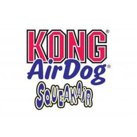 KONG AirDog Medium Squeaker Ball with Rope Toss & Fetch Dog Toy - 3 Unit/s image 0