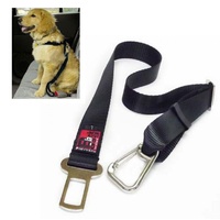 Black Dog Seat Belt Strap to Harness Dogs for Car Trips image 0