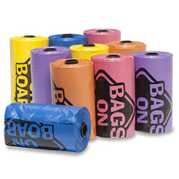 Bags on Board Rainbow Refill Pack  of 10 rolls/140 bags image 0