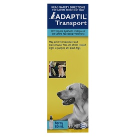 Adaptil Transport Spray Calming Pheromones for Anxious Dogs - Reduce Anxiety 60mL image 0