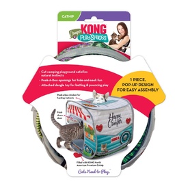 KONG Play Spaces Happy Camper Pop-Up Cat House image 0