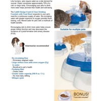 Catit Feeding & Drinking Station Combination Food Bowl & Water Fountain for Pets image 0