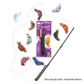 Cat Lures Cat Fishin' Rod Teaser Cat Toy - Da Shrimp image 0