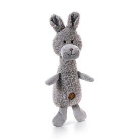 Charming Pet Scruffles Textured Squeaker Dog Toy - Bunny - Small image 0