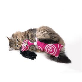 3 x KONG Kickeroo Swirls Cat Toy in Assorted Colours image 0