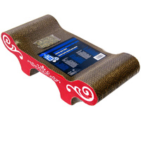 Catit Cardboard Cat Scratch Lounger "Urban Bench" image 0