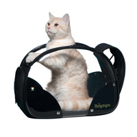 IBIYAYA Hard Rock Transparent Hardcase Pet Carrier image 0