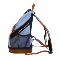 Ibiyaya Denim Fun Lightweight Pet Backpack - New and Improved image 0