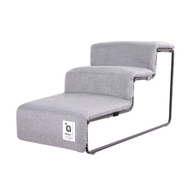 Ibiyaya Everest Practical Pet Stairs for Cats & Dogs - NEW Large Steps - Grey image 0