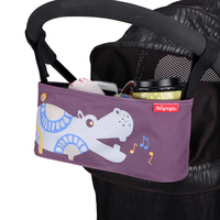 IBIYAYA Pet Pram Stroller Organiser Pouch - Hippo image 0