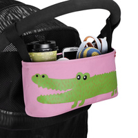 IBIYAYA Pet Pram Organiser Stroller Pouch - Crocodile Gray image 0