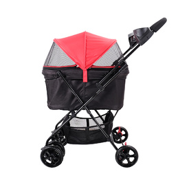Ibiyaya Easy Strolling Pet Buggy for Cats & Dogs up to 20kg - Rouge Red image 0