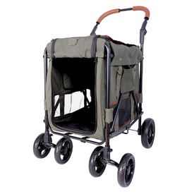 Ibiyaya Gentle Giant Dual Entry Easy-Folding Pet Wagon Stroller Pram for Dogs up to 25kg image 0