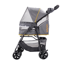 Ibiyaya Cloud 9 Pet Stroller for Cats & Dogs up to 20kg - Mustard Yellow image 0