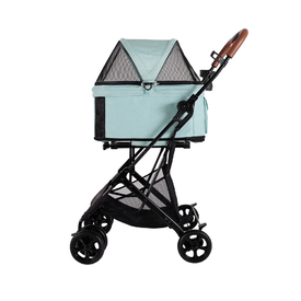 Ibiyaya Travois Tri-fold Pet Travel Stroller System - Spearmint image 0