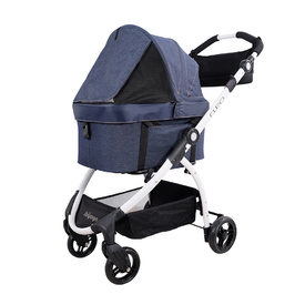 Ibiyaya CLEO Multifunction Pet Stroller & Car Seat Travel System - Blue Jeans image 0