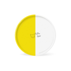 Fringe Studio Yellow Dip Hello Glazed Bowl - One Size image 0