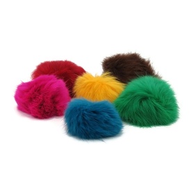 Go Cat Bat Arounds Fluffy Cat Toy in Assorted Colours - Pack of 3 image 0