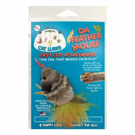 Da Bird Cat Catcher - Da Feather Mouse Replacement Mouse with Feathers image 0