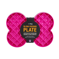 SloDog No Gulp Bone-Shaped Slow Food Bowl for Dogs image 0