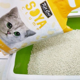 Kit Cat Soya Clumping Cat Litter made from Soybean Waste - Original 7 Litres image 0