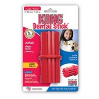 KONG Dental Stick Treat Dispensing Non-Toxic Rubber Toy for Dogs - Small image 0