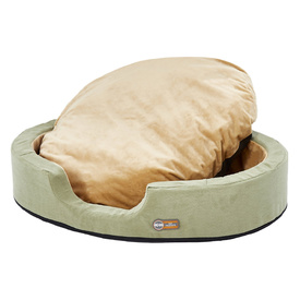 K&H Thermo Snuggler Low-Voltage Heated Pet Bed for Cats & Dogs in Sage Green image 0
