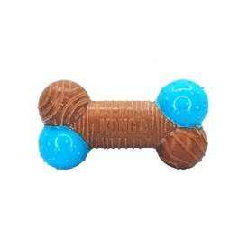 3 x KONG CoreStrength Bamboo Bone Dog Chew Toy image 0