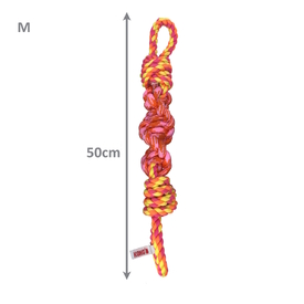 KONG Rope Bunji Tug Dog Toy in Assorted Colours Bulk Pack of 4 image 0