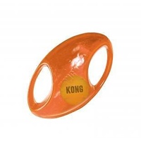 KONG Jumbler Rubber FootBall with Hidden Tennis Ball Dog Toy image 0