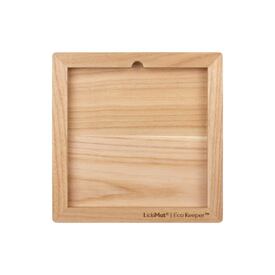 Lickimat  Wooden Eco Slow Feeder Keeper - Classic Sized Lick Mats image 0