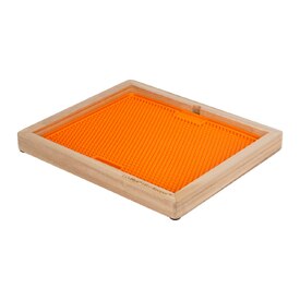 Lickimat  Wooden Eco Slow Feeder Keeper - For X-Large Lick Mats image 0