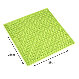 LickiMat Buddy Original Slow Food Licking Mat for LARGE Dogs - Green image 0