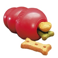 KONG Classic Red Stuffable Non-Toxic Fetch Interactive Dog Toy image 0