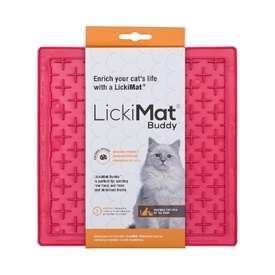 Lickimat Buddy Original Slow Food Anti-Anxiety Licking Mat for Cats image 0