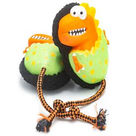 Max & Molly Squeaker Snuggles Dog Toy - Otto the Dino image 0