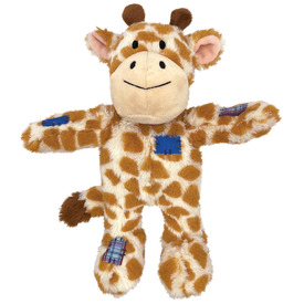 3 x KONG Wild Knots Giraffe Tug & Snuggle Plush Dog Toy image 0