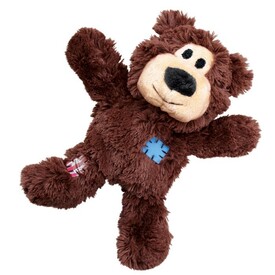 2 x KONG Wild Knots Bear - Tug & Snuggle Plush Dog Toy - Bear XL image 0