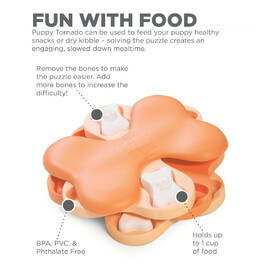 Nina Ottosson Tornado Interactive Puzzle Dog Toy for Puppies - Level 2 image 0