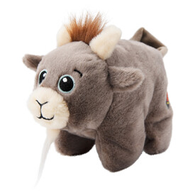 Outward Hound Tail Poppers Plush Extra Small Dog Toy - Goat image 0